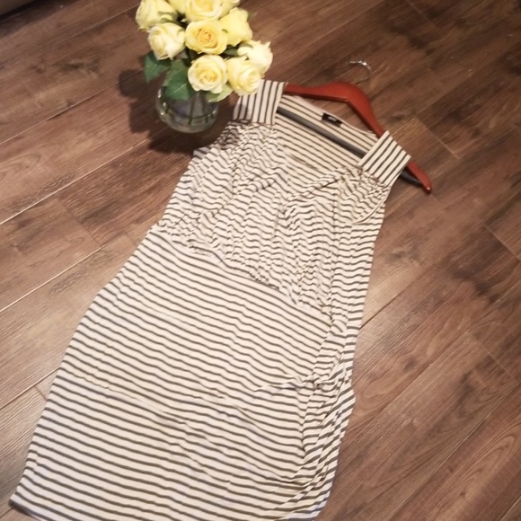 Dresses & Skirts - Super stretch striped nautical sleeveless dress